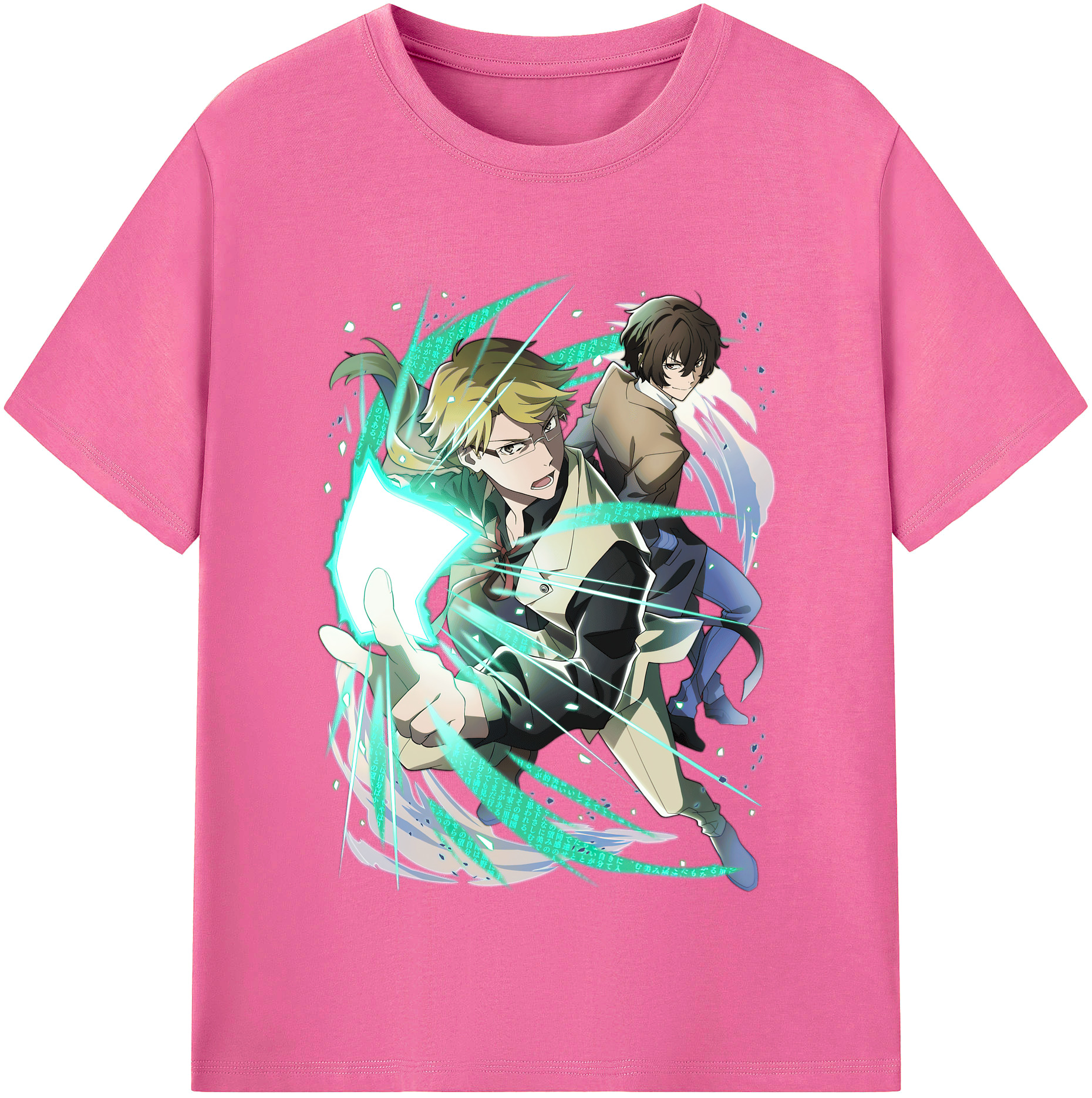 （画像用） 文豪ストレイドッグス Bungo Stray Dogs レディースカジュアルプリントTシャツ（綿100％）